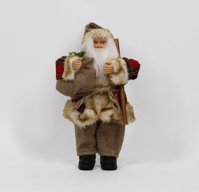 Viejo pascuero chaqueta escoces 20 cm