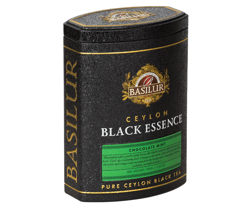 Lata Té Negro Ceylon - Black Essence Chocolate Menta - 100 gr