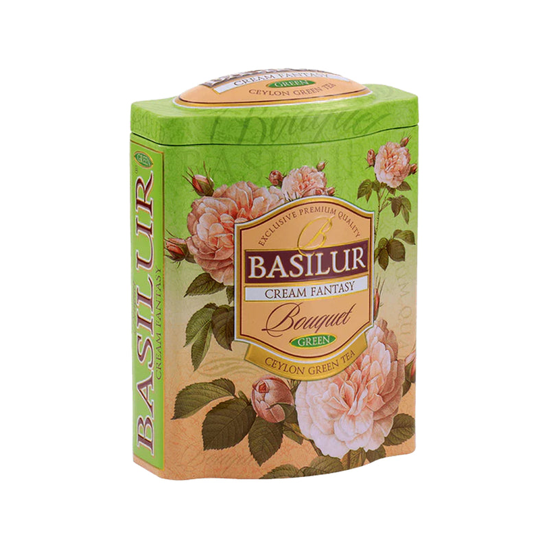 Lata Té Verde, Frutilla, Vainilla, Crema - CREAM FANTASY - 100 gr