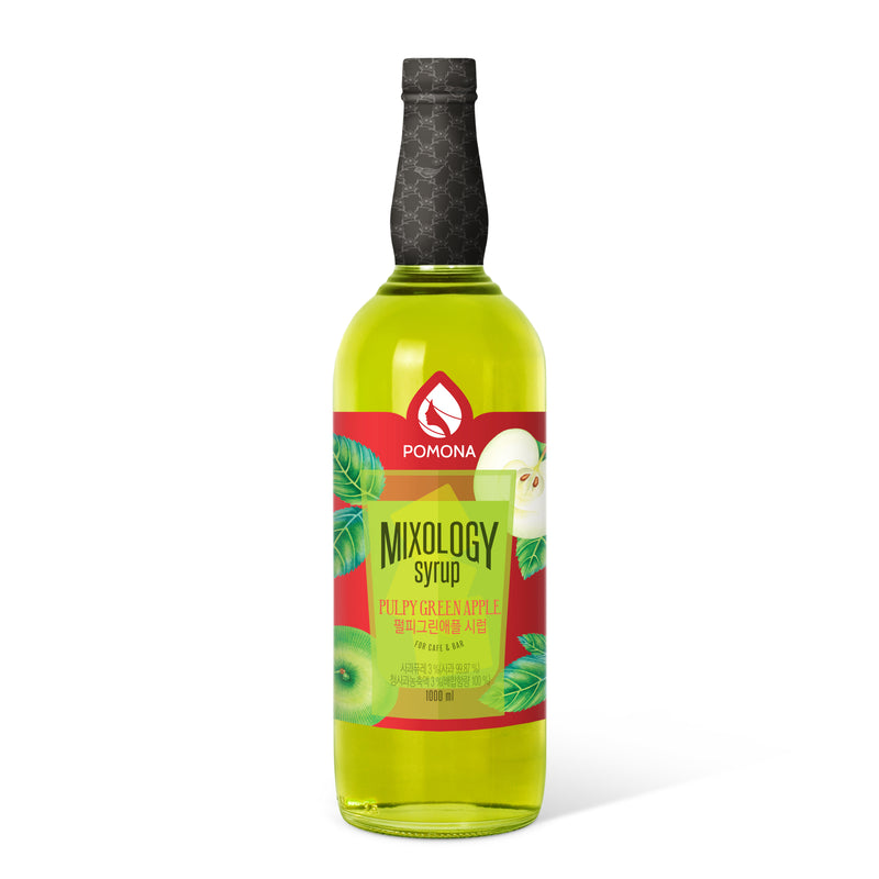 Syrup Pulpy Green Apple 1L